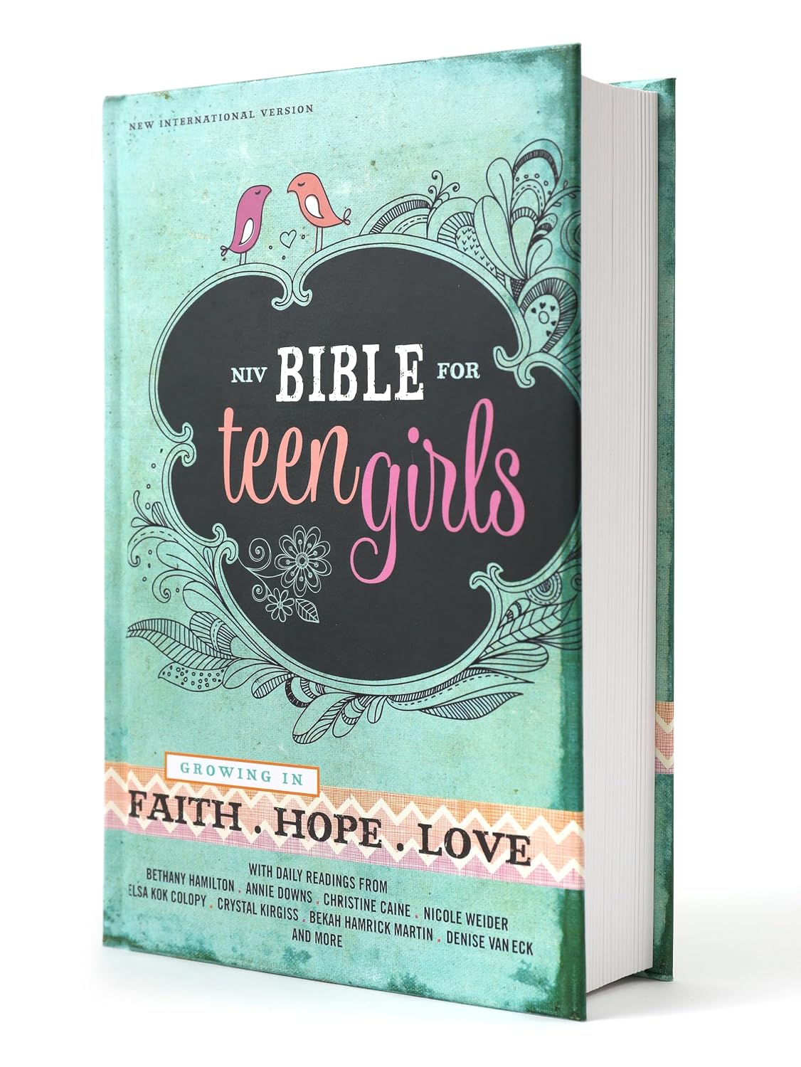 Detalle de Zondervan NIV Bible for Teen Girls, Hardcover with Daily Readings and Life Advice