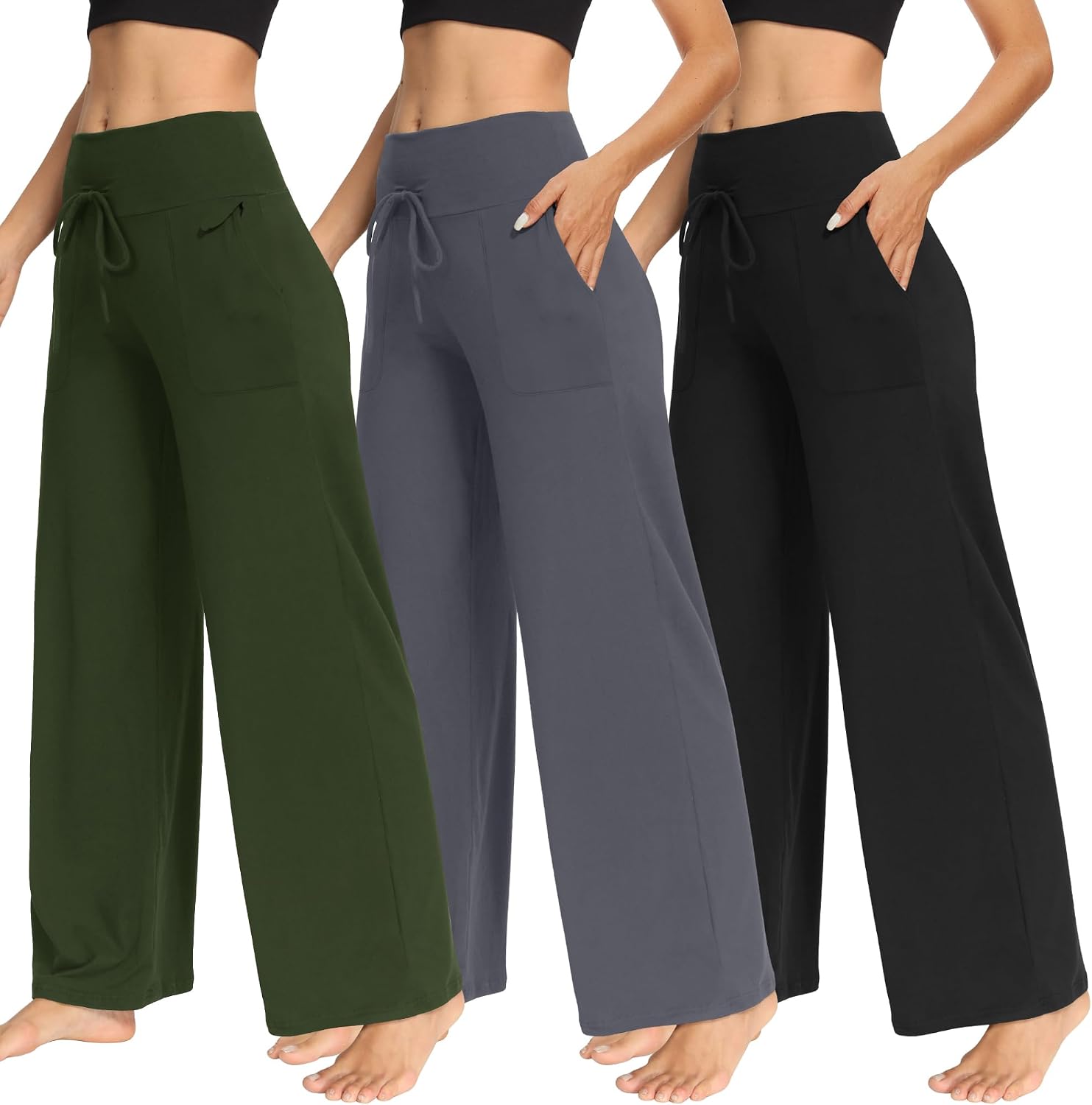 Detalle de TNNZEET Women's Wide-Leg Pants