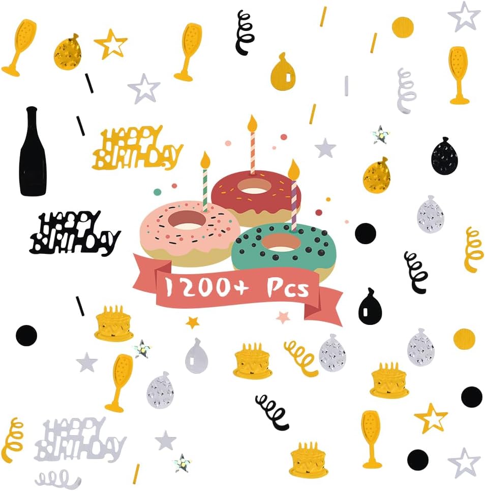 Thumbnail 2 de OSDUE Confettis Deco 30 g pour anniversaire 🎉