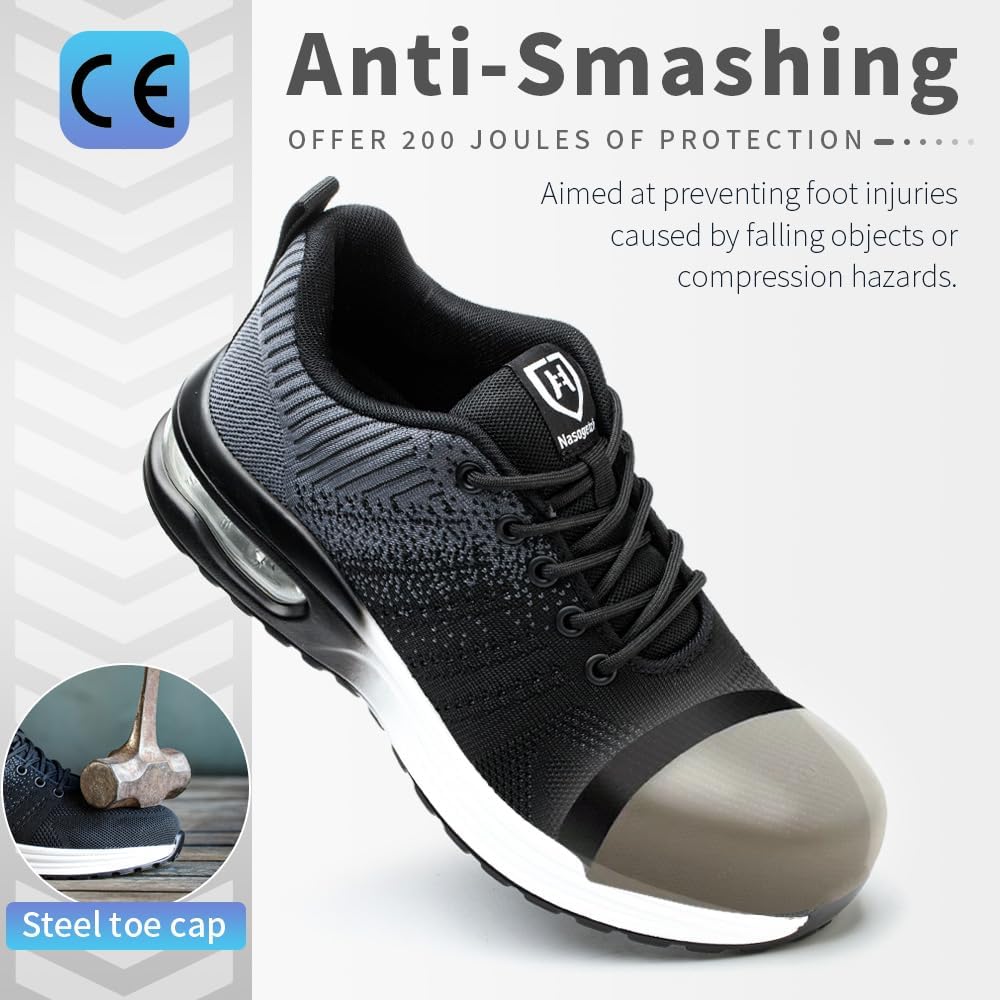 Detalle de Nasogetch Sicherheitsschuhe Stahlkappenschuhe