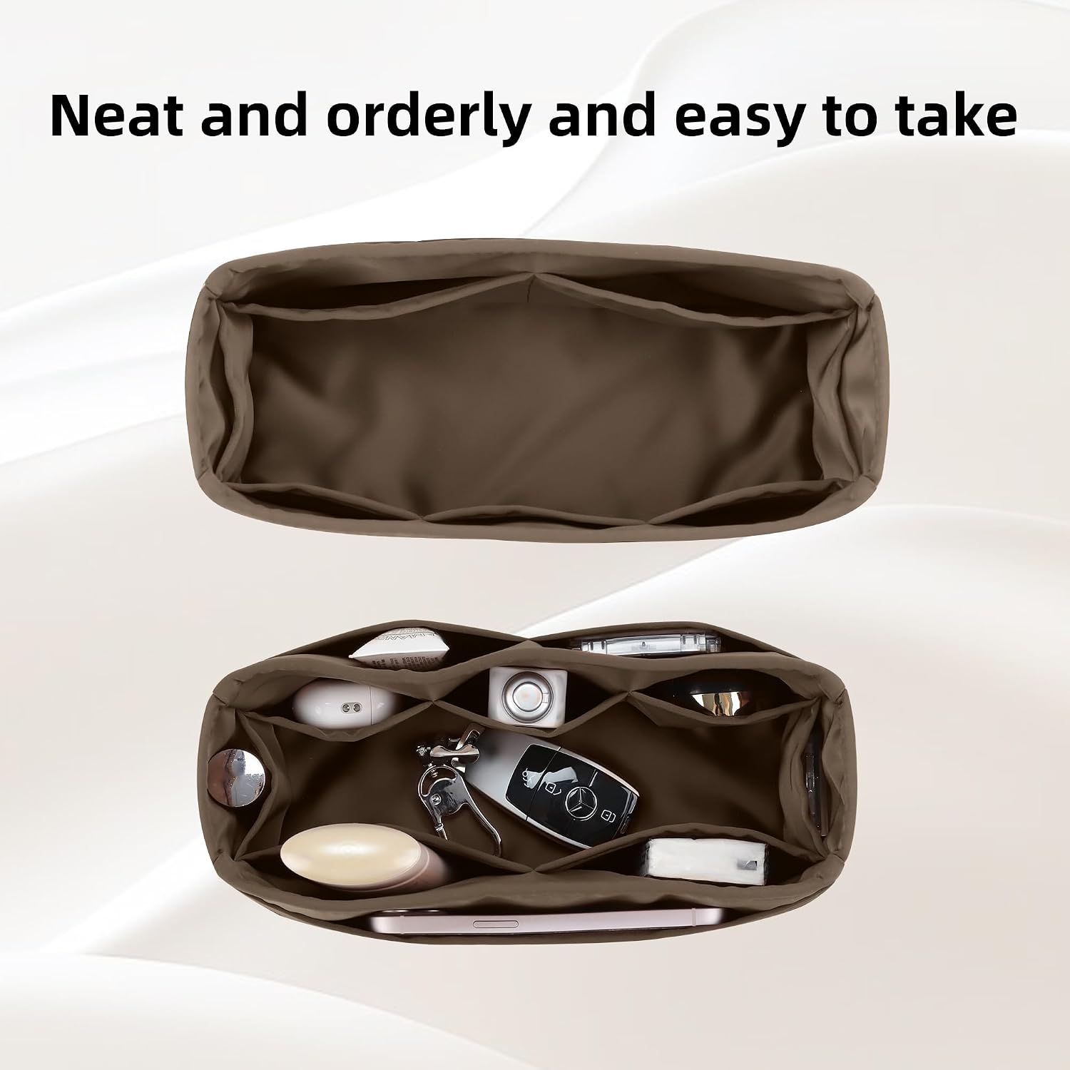 Thumbnail 2 de DGAZ Classic Silk Handbag Organiser