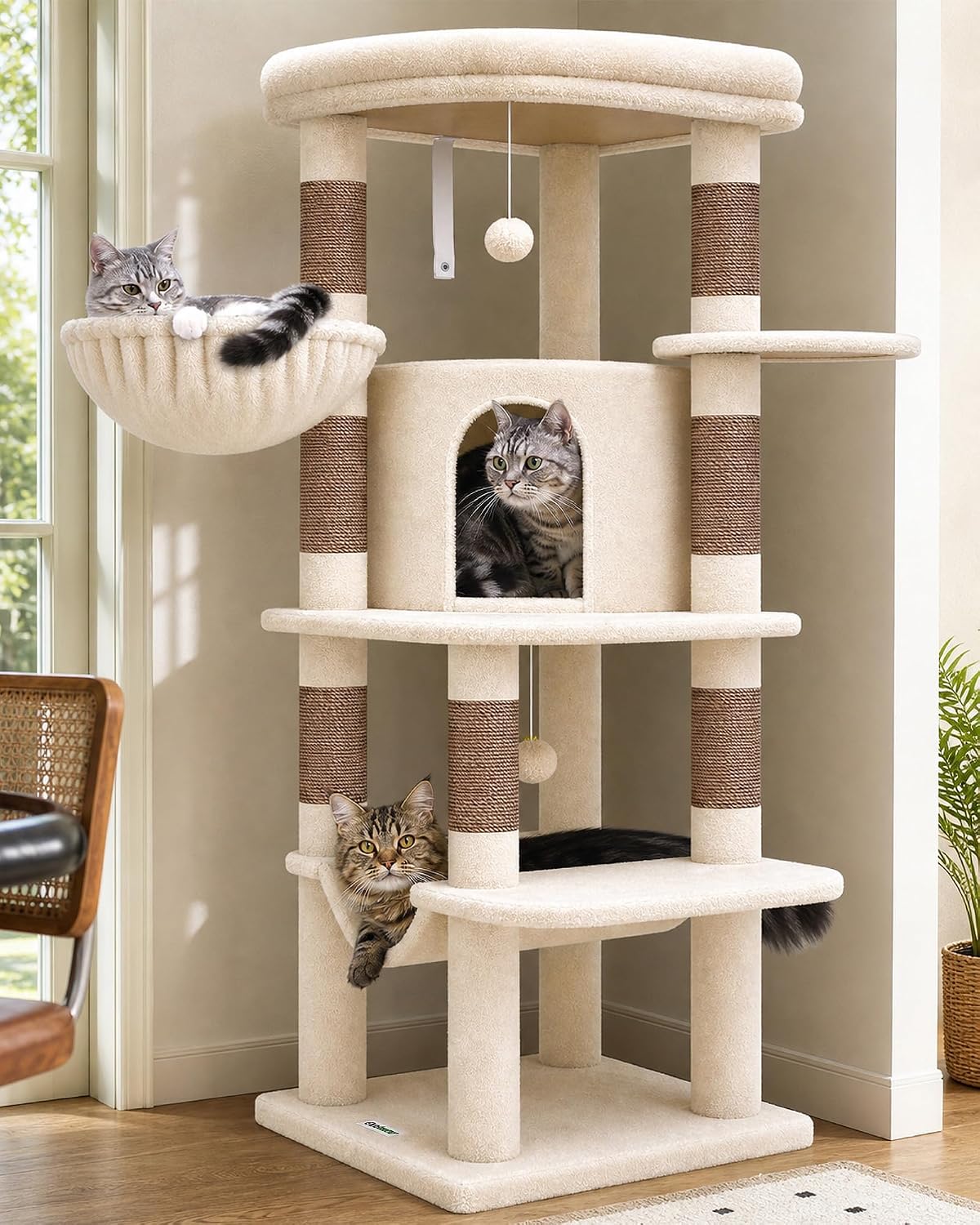 Detalle de Globlazer Cat Tree, 51-Inch