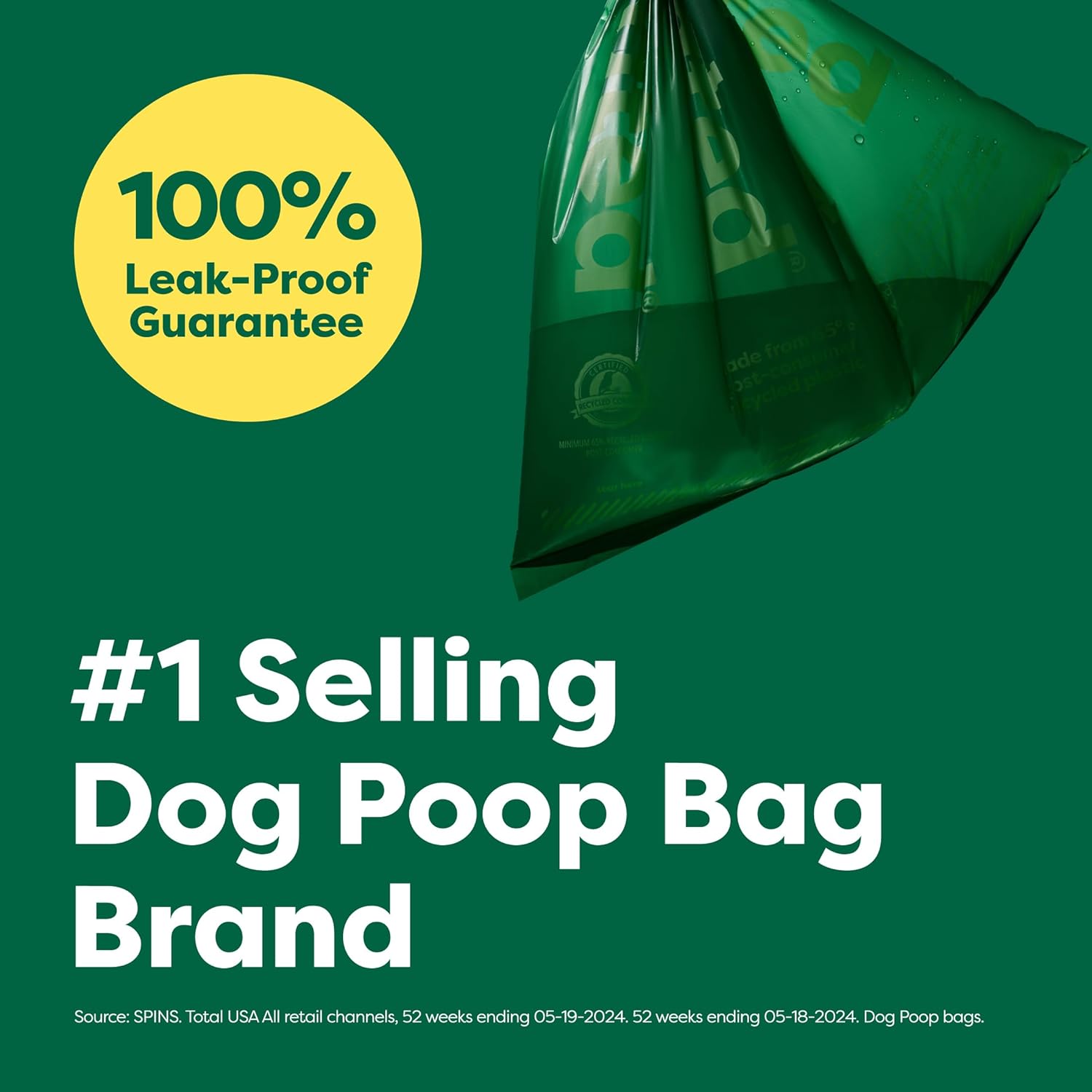 Detalle 2 de Earth Rated Sacchetti igienici per cani – 600 pezzi, a prova di perdite, profumati alla lavanda, rotoli di ricarica