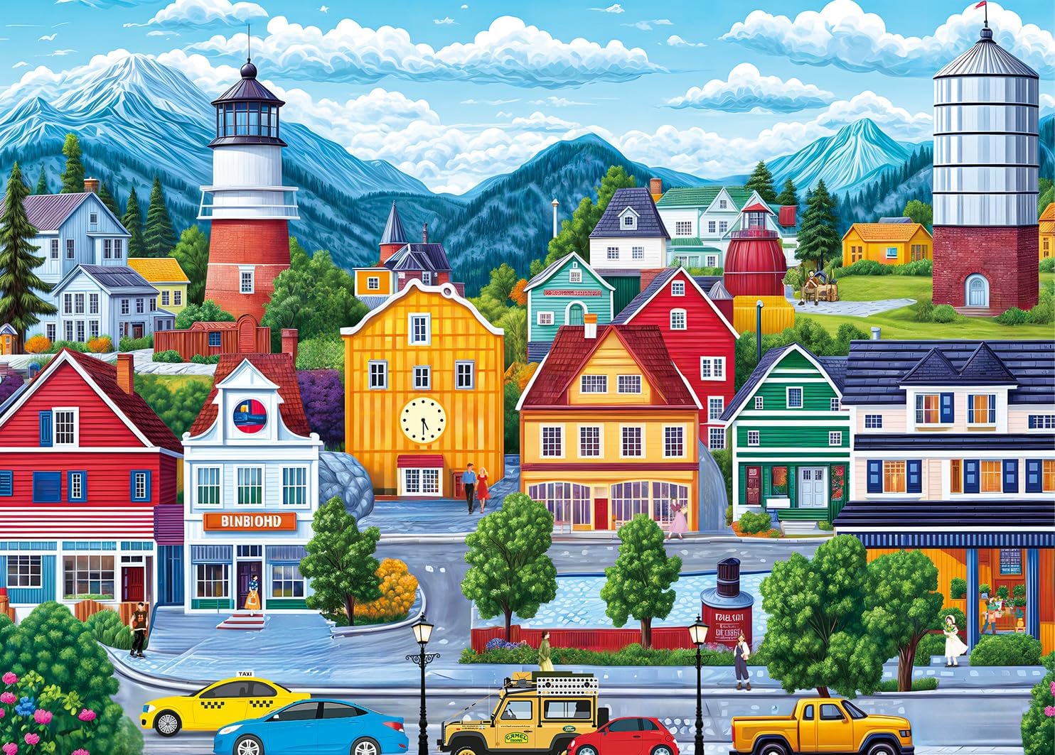 Adult jigsaw puzzle, 1,000 pieces