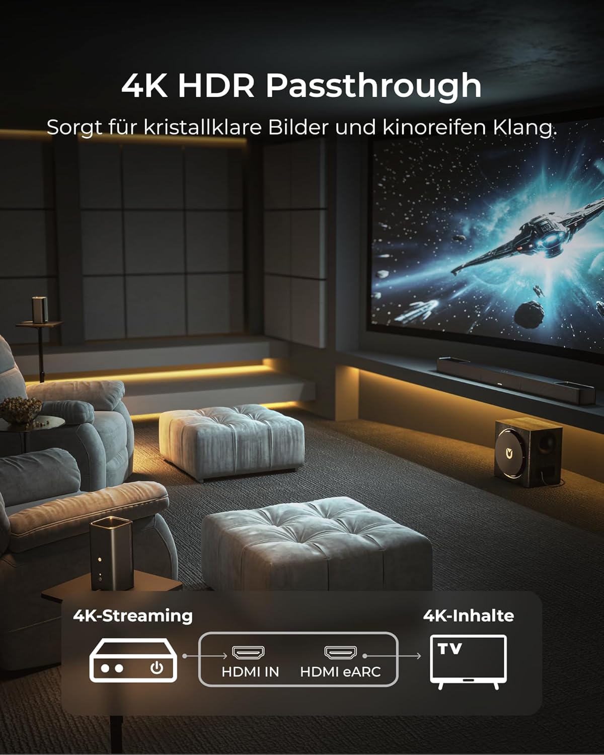 Thumbnail 5 de ULTIMEA Skywave X50 5.1.4 Soundbar mit Dolby Atmos