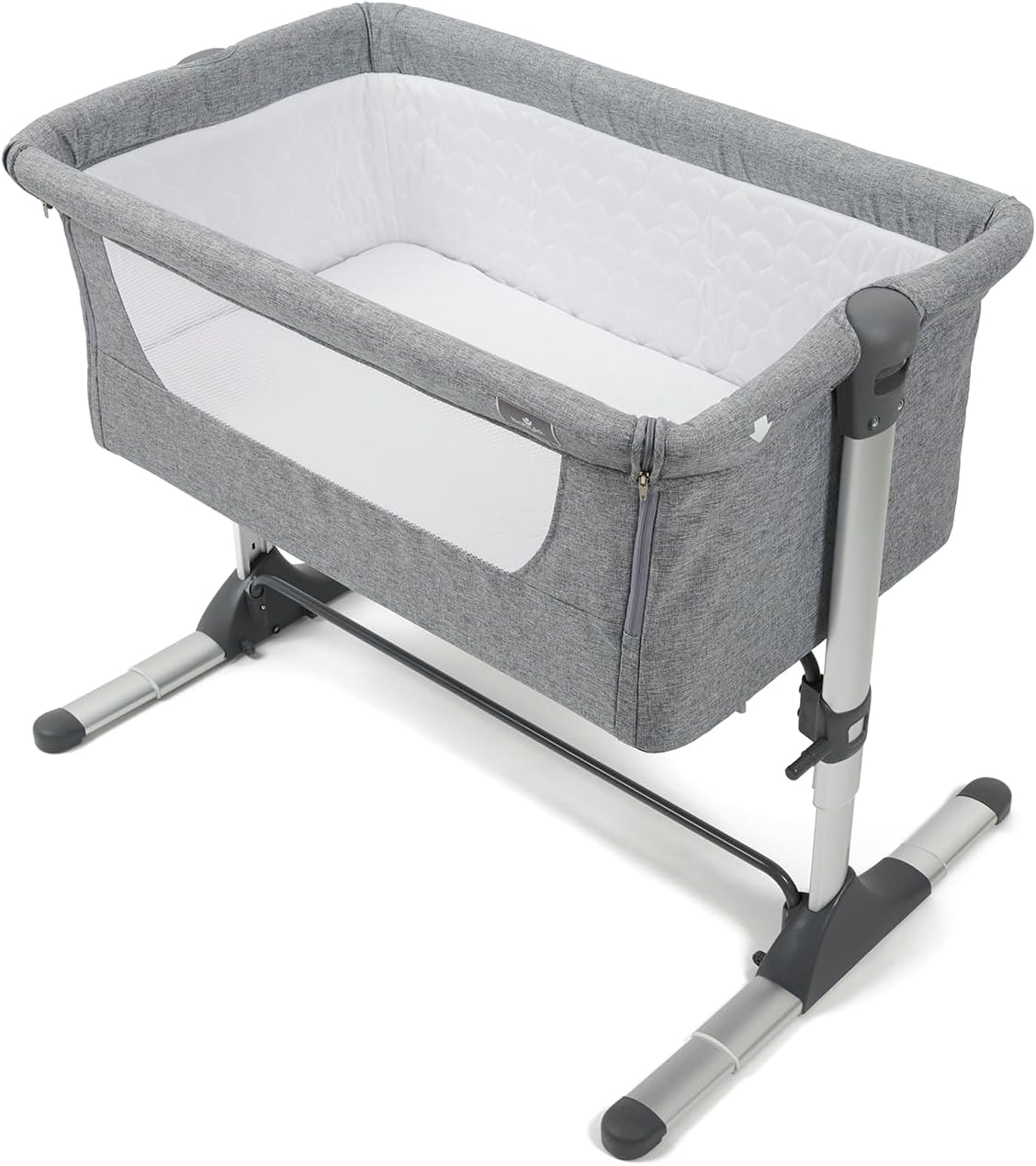 Thumbnail 5 de Babylo Snuggle Cuddle Co Sleeper (Slate Grey) bedside crib and co-sleeping option
