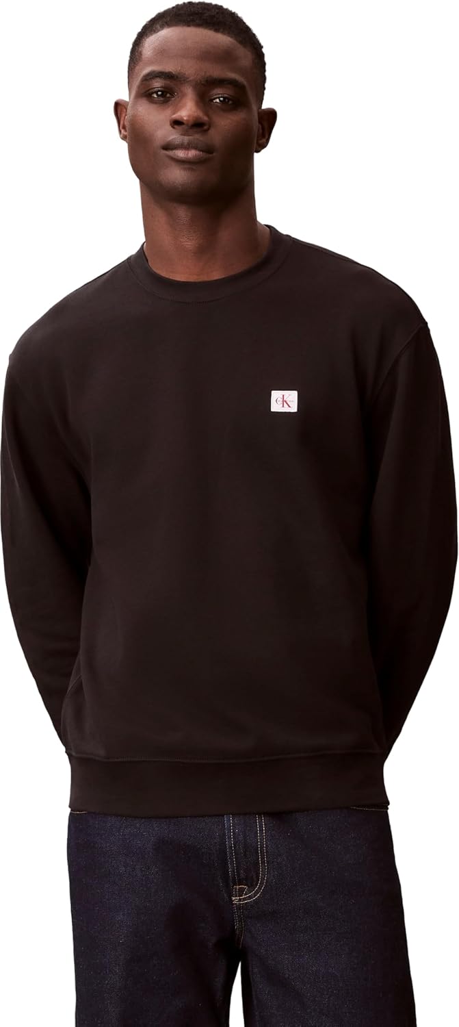 Thumbnail 6 de Calvin Klein Men’s Round Neck Terry Badge Sweatshirt