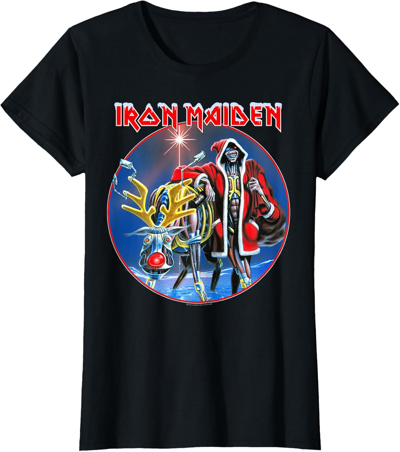 Thumbnail 5 de Iron Maiden Sit Xmas T-Shirt