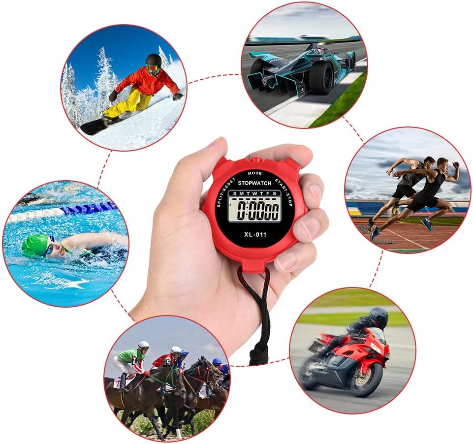 Thumbnail 6 de Vicloon Digitale Sport-Stoppuhr Timer mit Großem Display