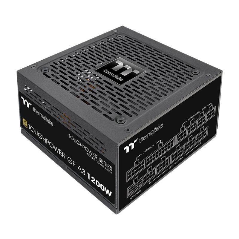 Detalle de Thermaltake TOUGHPOWER GF A3 1200W Gold Full Modular: potencia fiable para GPUs modernas