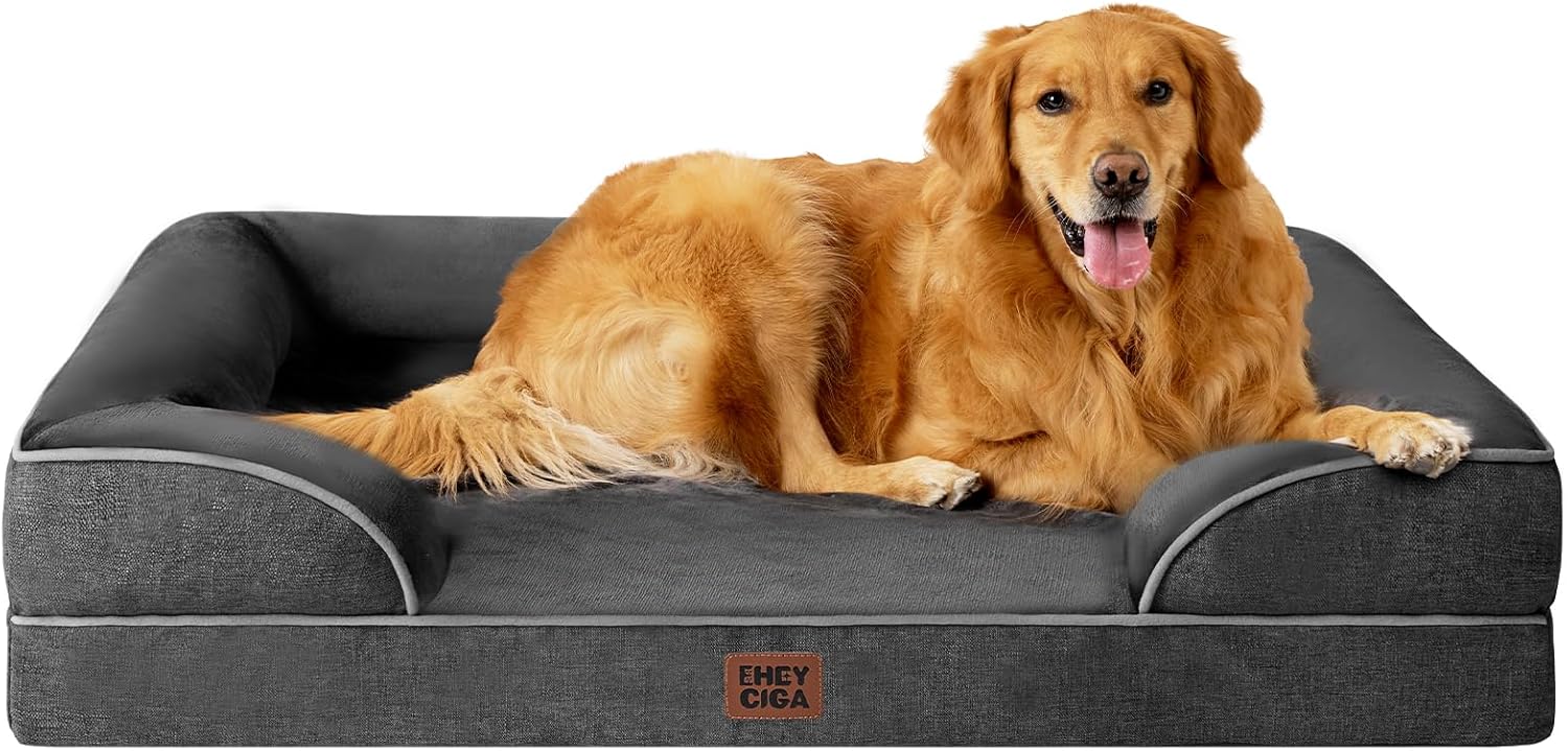 Detalle de EHEYCIGA Orthopädisches Hundebett 112x81 cm