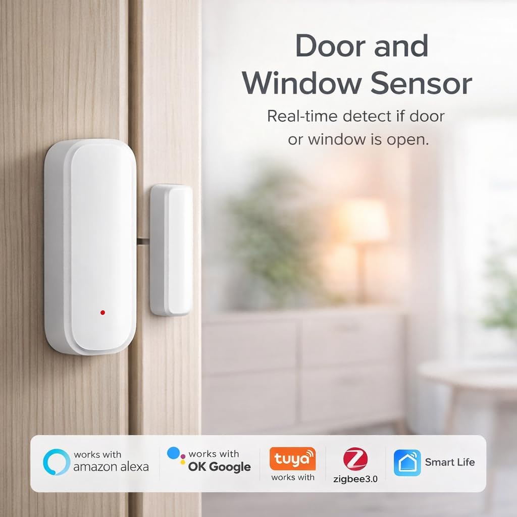 Detalle 2 de Sensor Zigbee para puertas y ventanas 15 mm