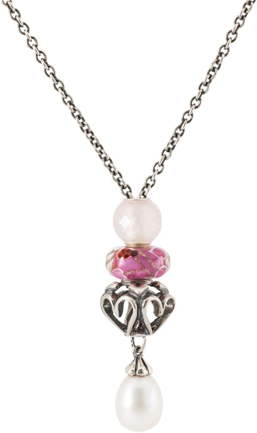 Detalle 2 de Trollbeads Liebe und Geborgenheit Glasbead TGLBE-20368 – Symbolik für Zuneigung in deiner Trollbeads-Kette