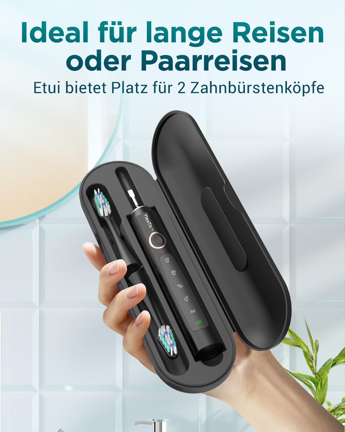 Thumbnail 6 de YTEATH PRO Schallzahnbürste 90 Tage Akkulaufzeit