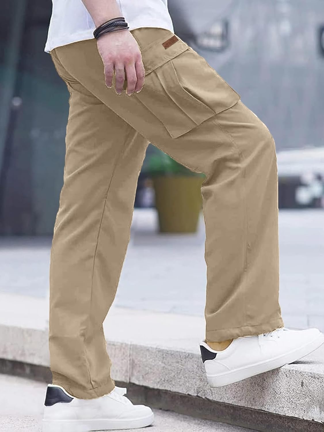 Thumbnail 5 de Comdecevis Cargo Joggers, Stretch Workout Pants