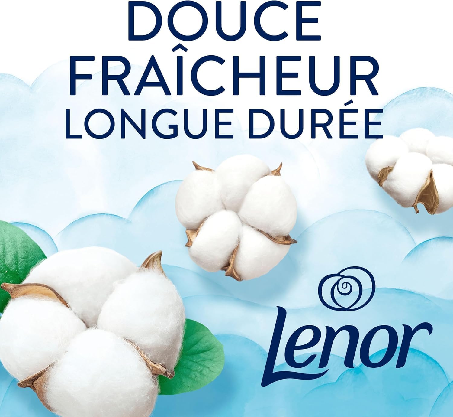 Detalle de LENOR BEADS LIGHT 0% FRAICHEUR DE COTON 19D — Perles parfumées pour linge, sans colorant