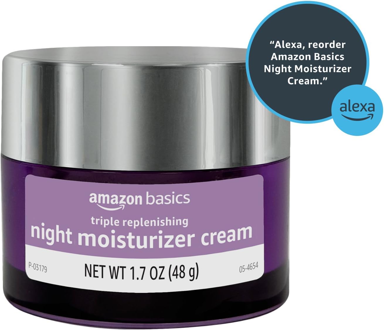 Thumbnail 6 de Amazon Basics Triple Replenishing Moisturizer Night Cream with Vitamin C, Glycerin & Shea Butter (1.7 oz)