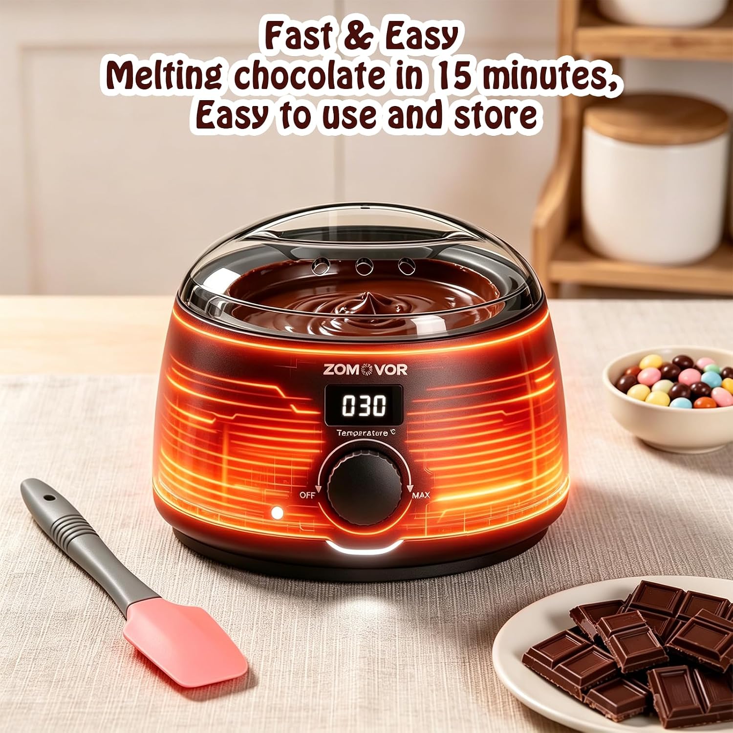 Thumbnail 3 de Electric Chocolate Melting Pot 16.9 fl oz