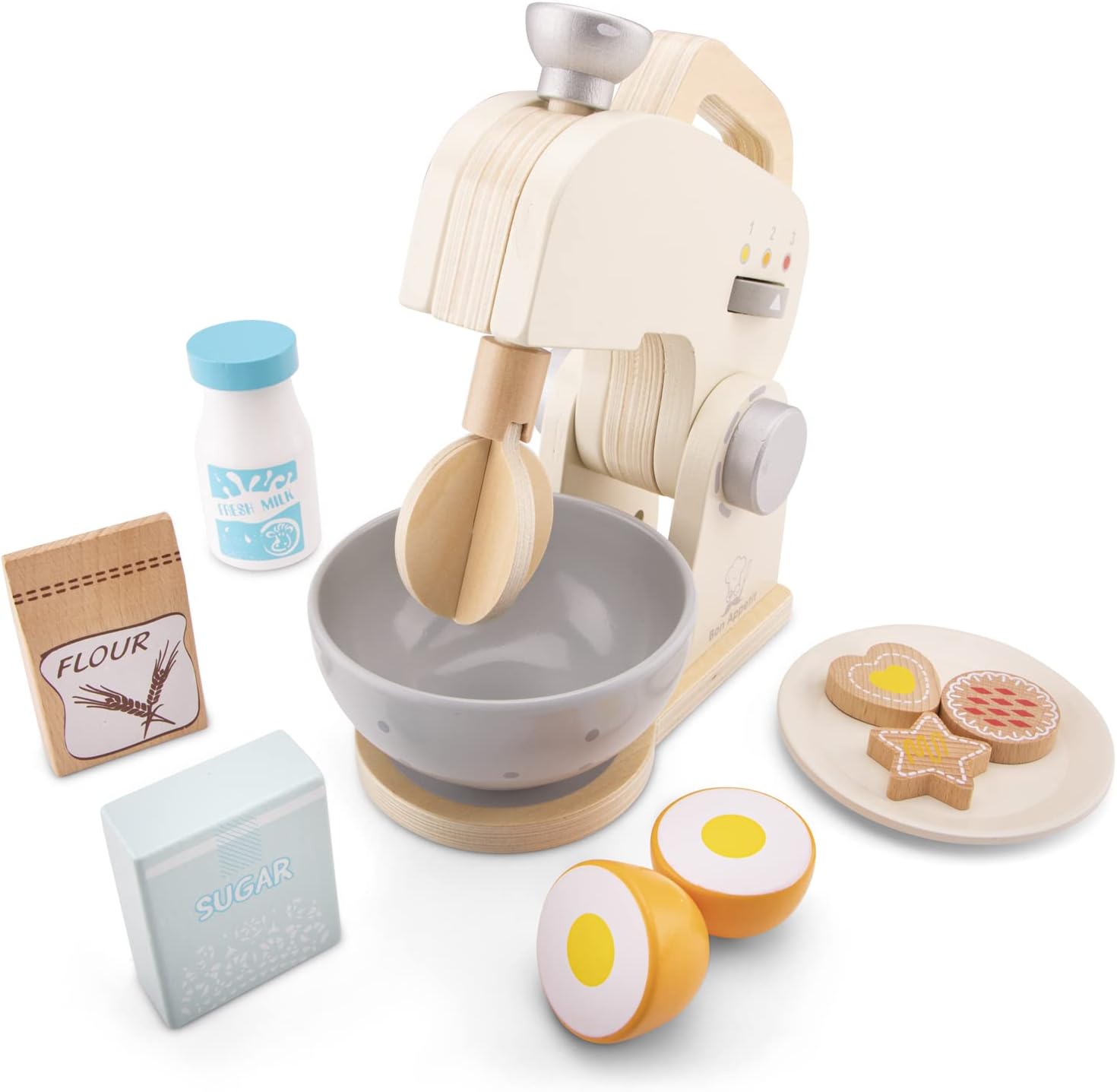 Detalle 1 de New Classic Toys Wooden Mixer 3+
