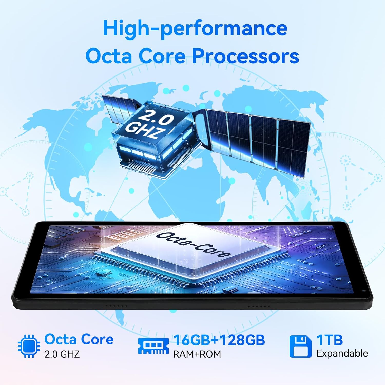 Thumbnail 2 de Ainmel Android 14 tablet 10 inch, 16GB RAM