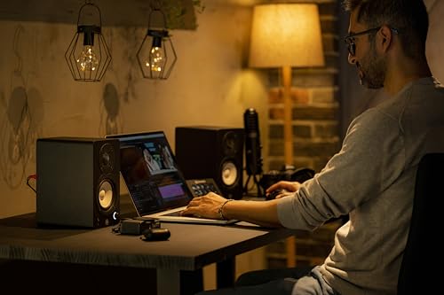 Detalle de Yamaha HS4 Studio Monitor – Coppia di monitor da studio attivi a 2 vie, woofer 4,5" e tweeter 1