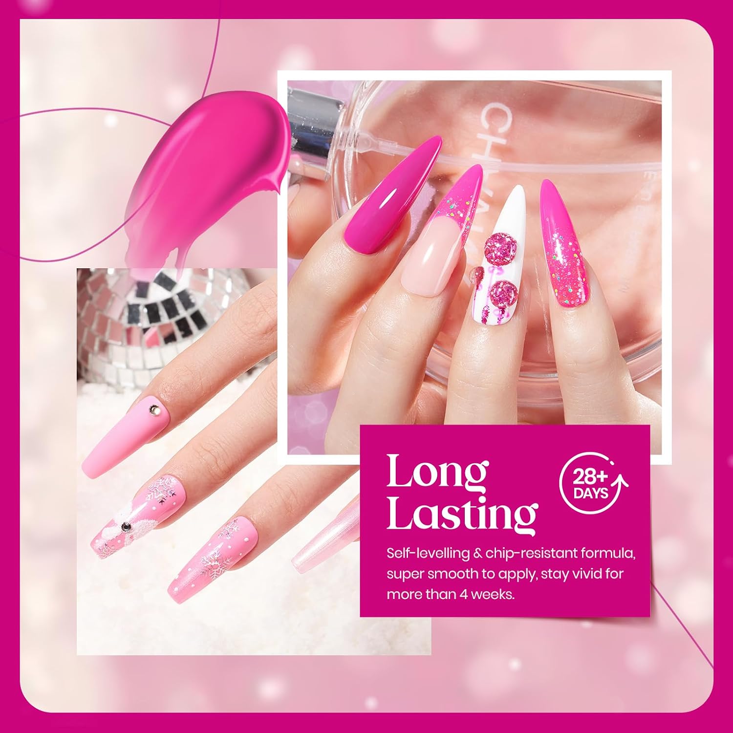 Thumbnail 4 de Beetles Pink Angel Gel Polish 6 Colors 💅