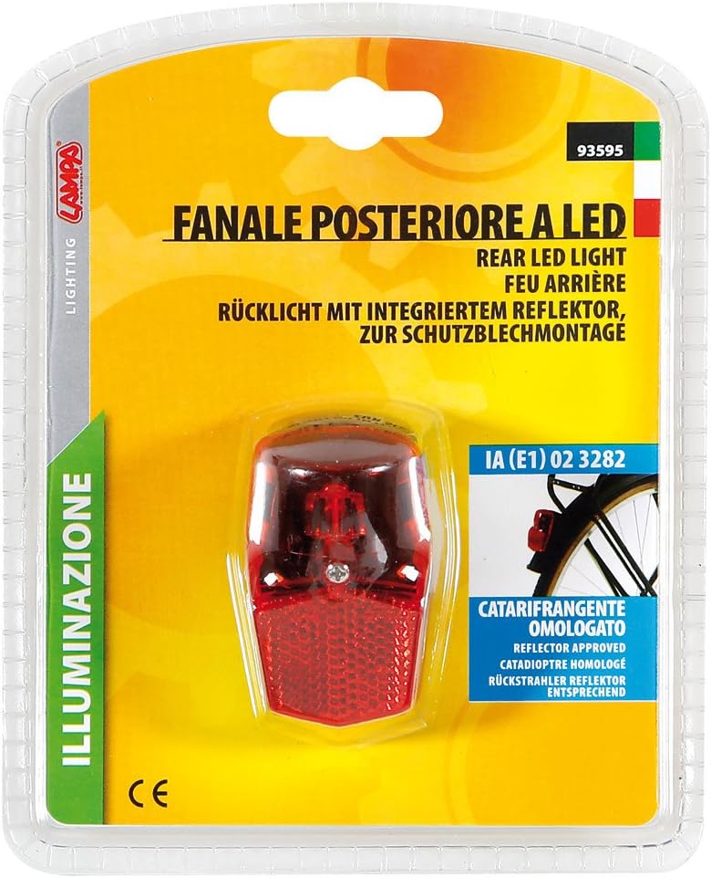 Thumbnail 1 de Lampa 93595 fanalino posteriore per parafango omologato, 1 Super LED multicolore