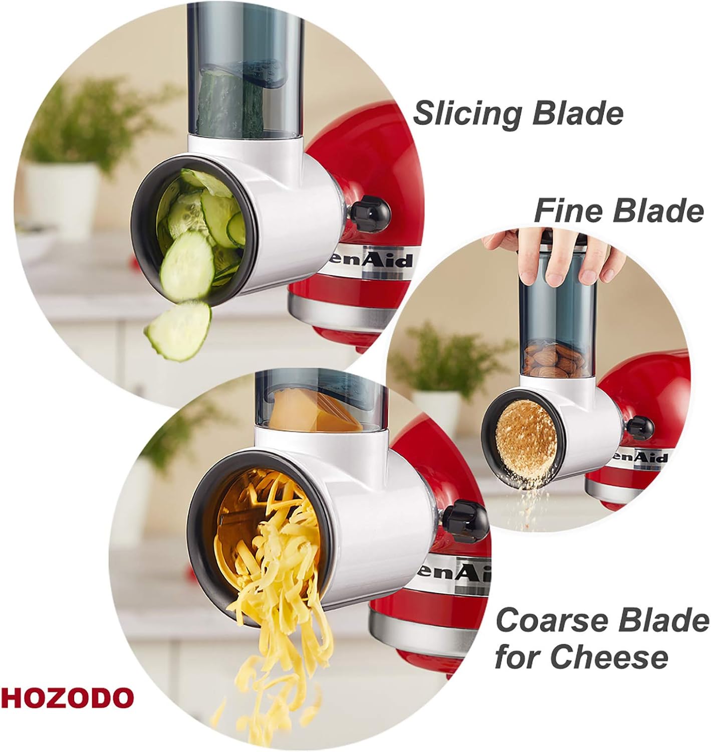 Detalle de HOZODO Slicer Shredder Attachment