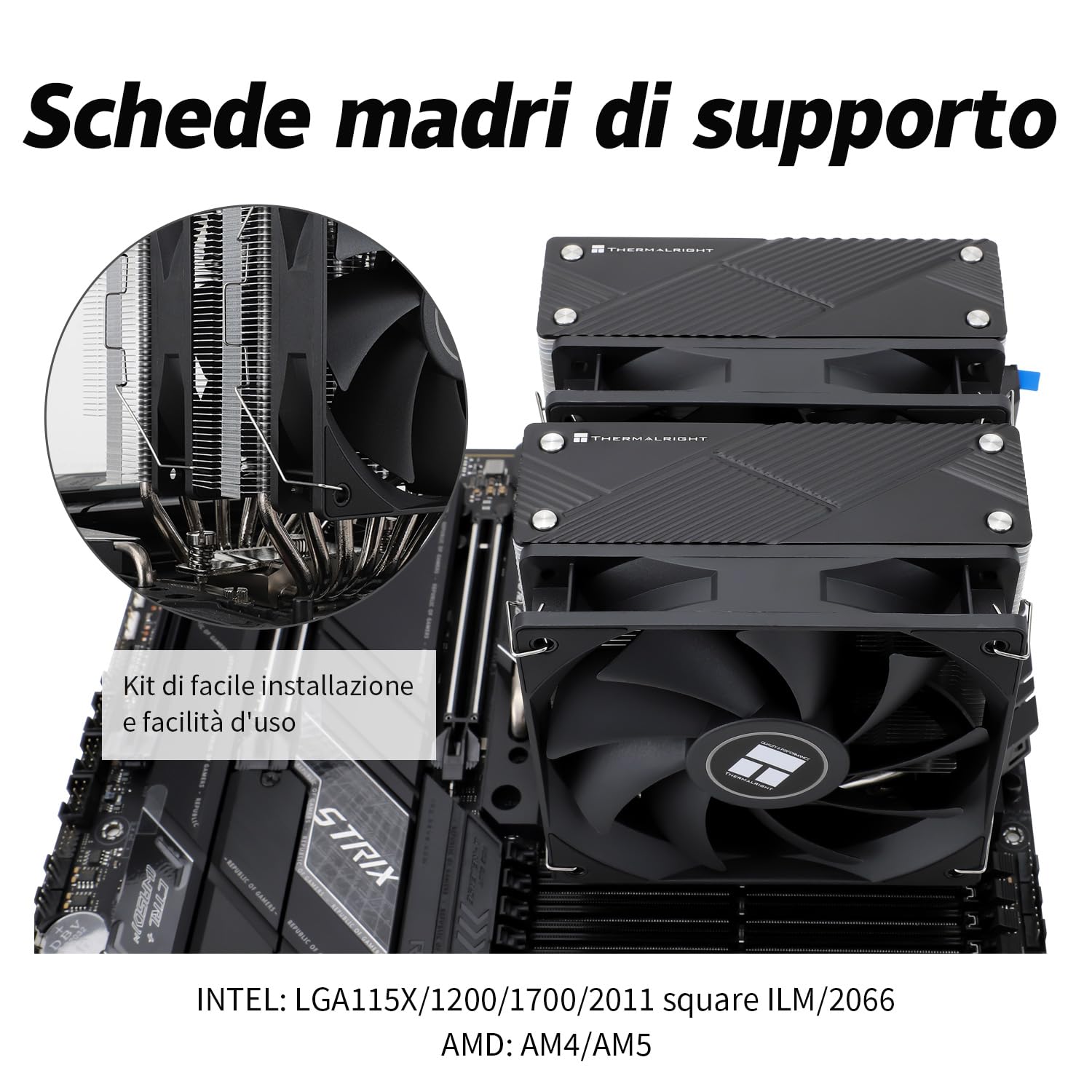 Detalle de TR Phantom Spirit 120 raffreddamento CPU