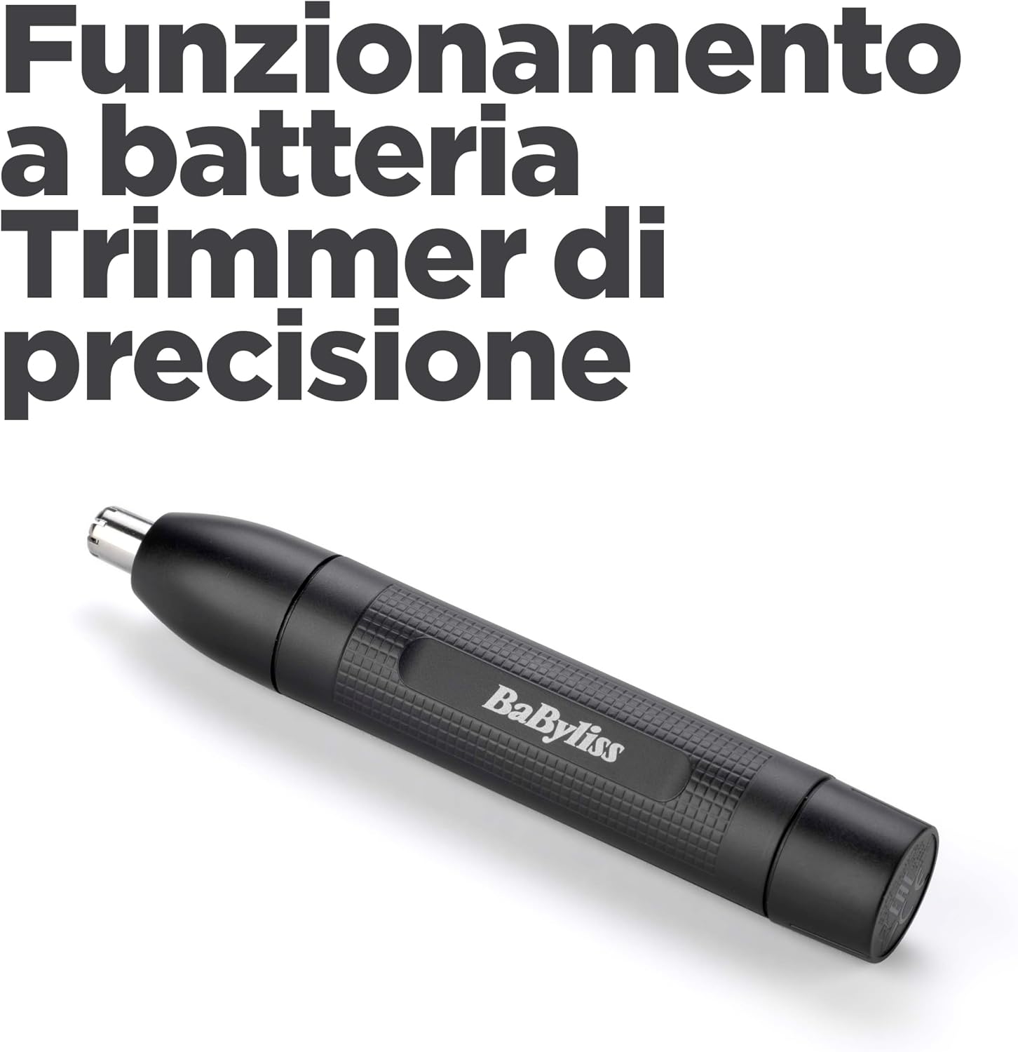 Thumbnail 1 de BaByliss Trimmer rifinitore naso/orecchie E650E: lama doppia, batteria e testa rimovibile