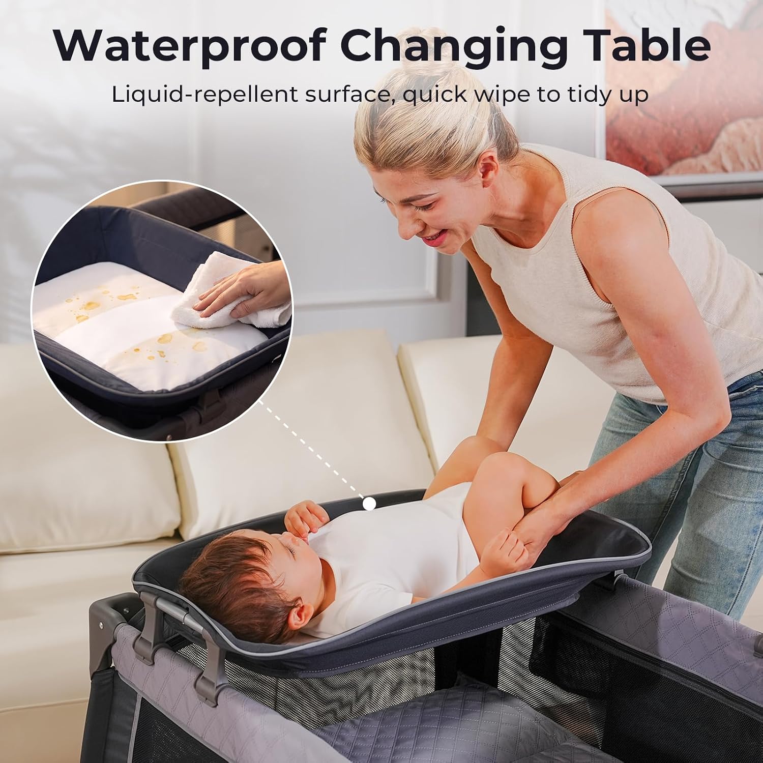 Detalle 1 de Pamo Babe Playard Portable Crib