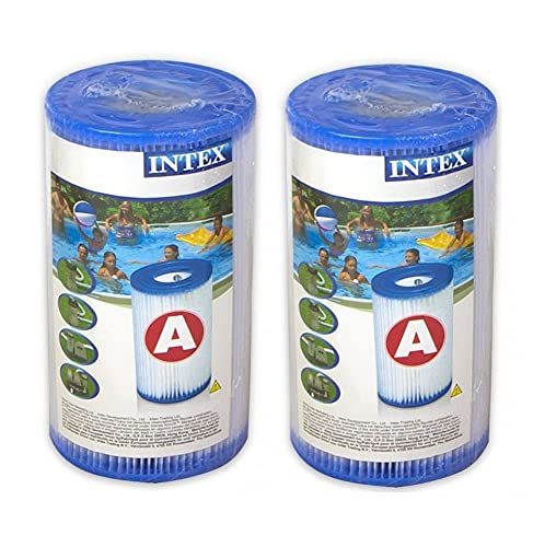 Detalle 1 de Intex 29002 — Cartuchos Tipo A (2 unidades) para filtros de piscinas