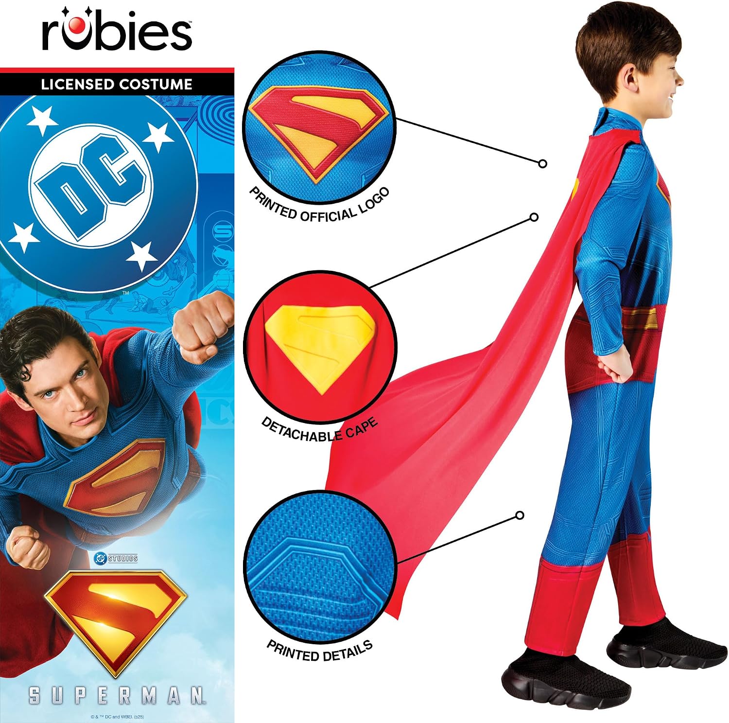 Detalle de Rubie's Superman Kids Costume