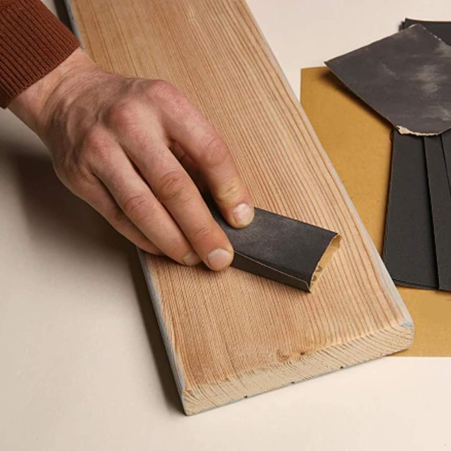 Thumbnail 6 de Tomoyuki Schleifpapier-Set 25 Blatt Körnung 120 Nass & Trocken – 230 x 93 mm, vielseitig einsetzbar