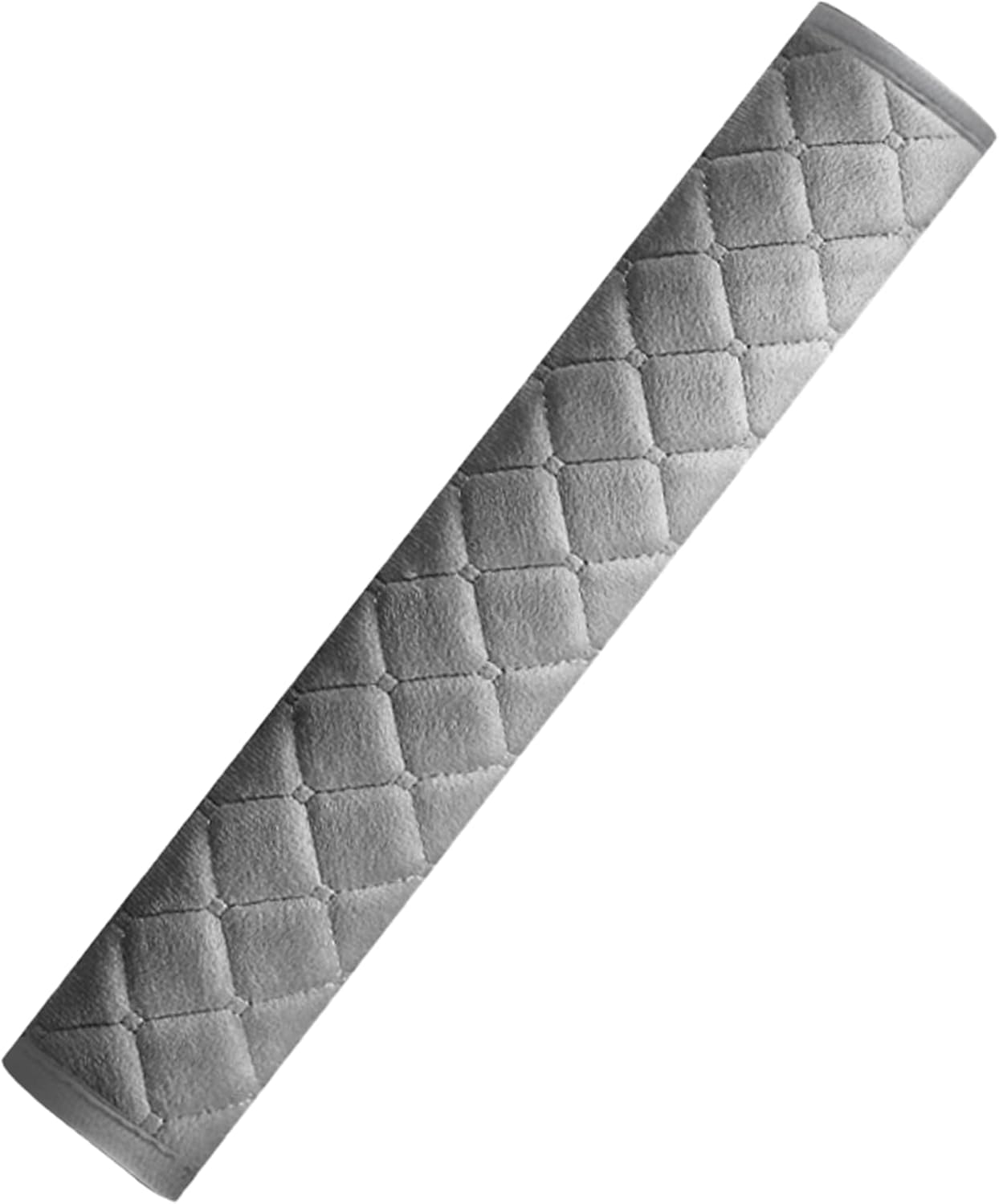 Detalle de Weiche Auto-Sicherheitsgurtbezüge (Gurtpolster) 40 cm – Grau, 1 Stück