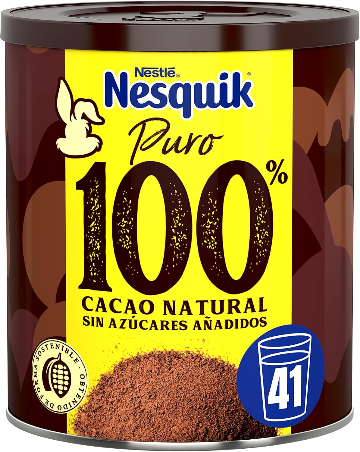 Detalle 2 de Nestlé Nesquik Cacao en Polvo 100%, Pack 6x290g
