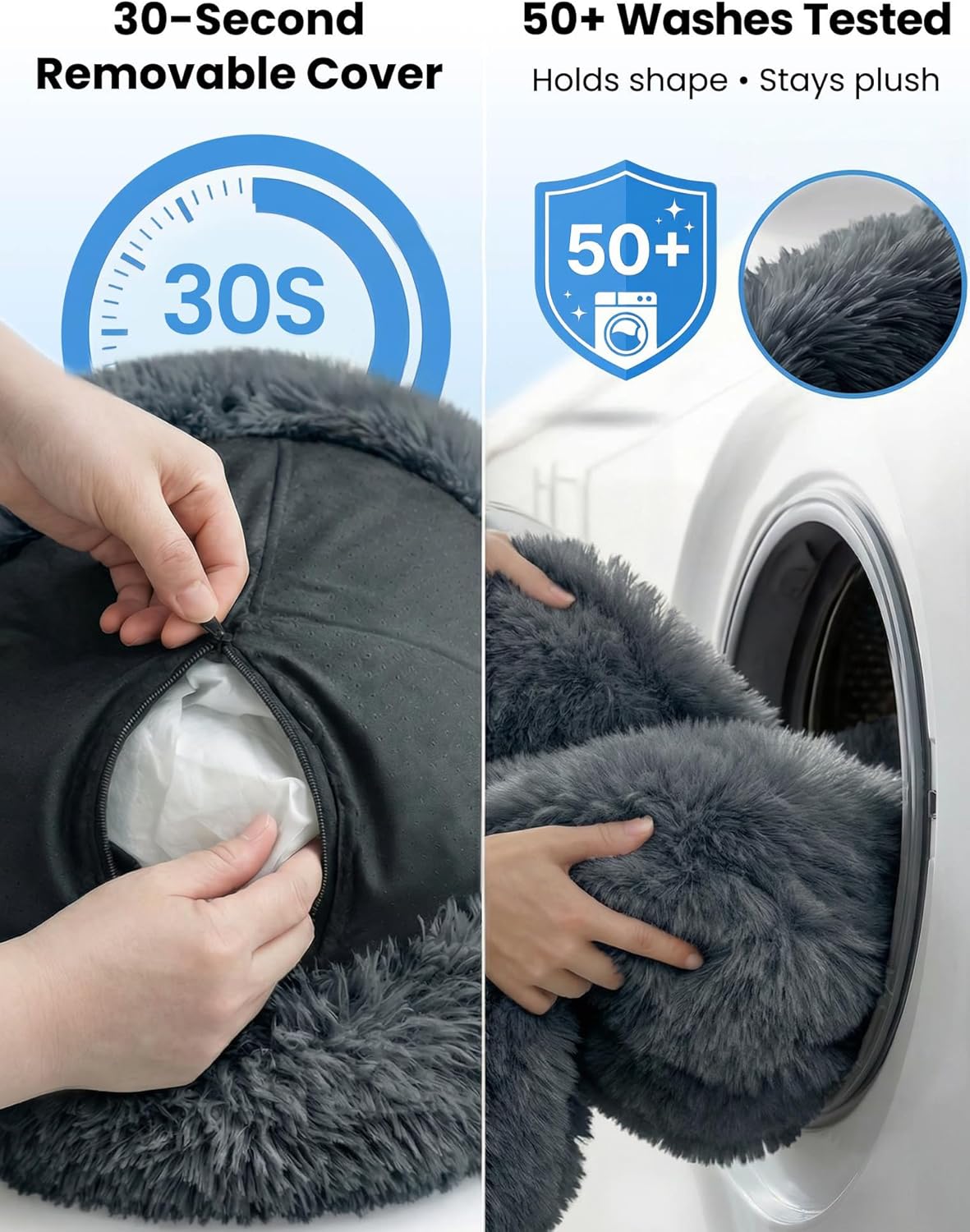 Detalle 2 de Moistu 50cm Small Dog Bed with Removable Cover