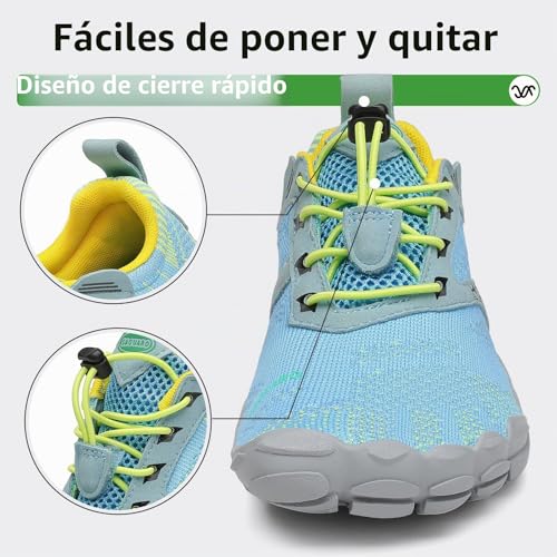 Detalle de SAGUARO Barefoot: Zapatillas de Trail y Agua Minimalistas para Hombre y Mujer