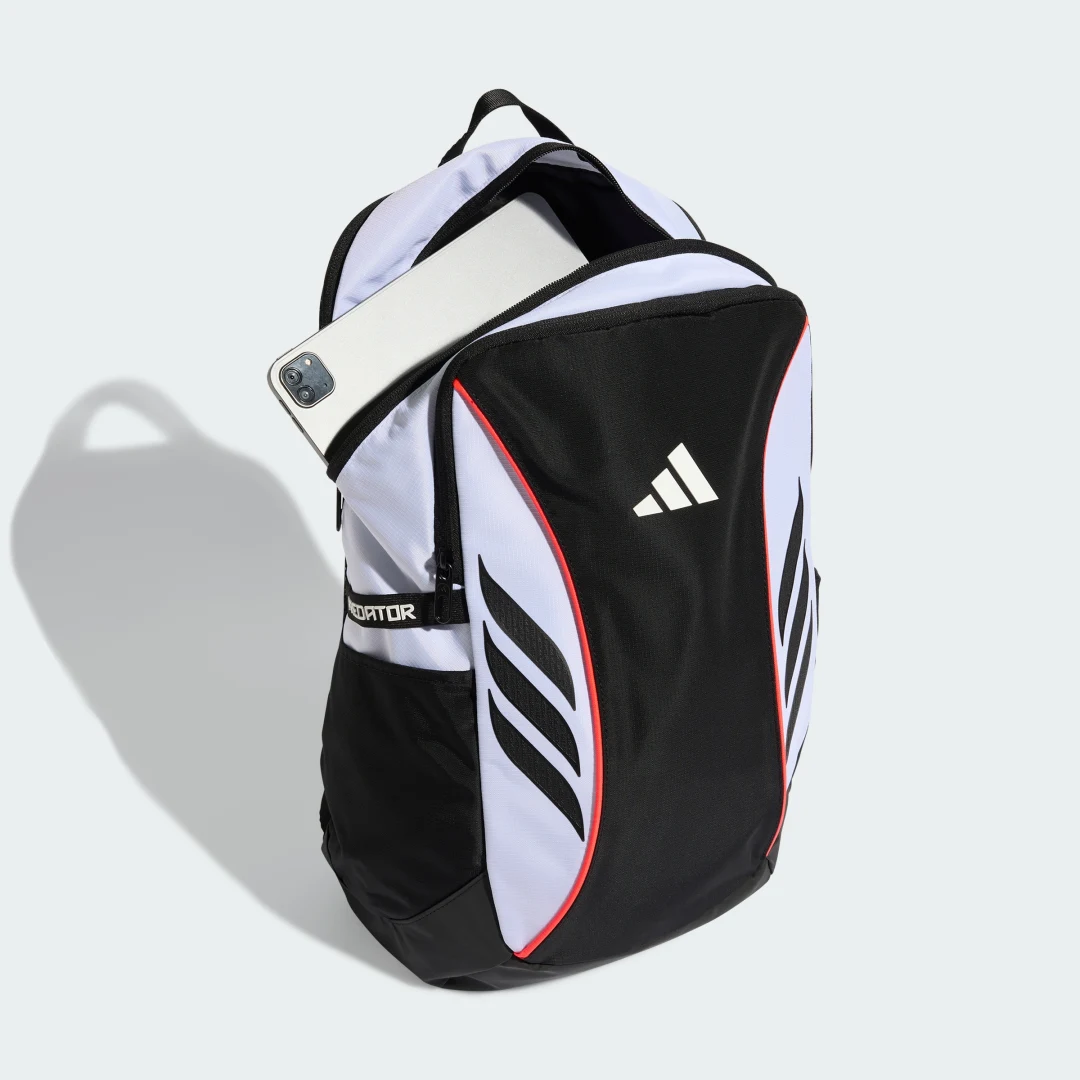 Detalle de adidas Predator Training Power mochila blanca