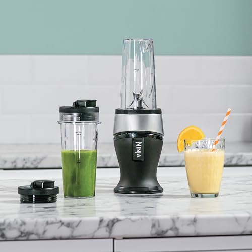 Detalle de Ninja Slim QB3001EUS: Batidora de vaso individual 700 W con 2 vasos de 470 ml