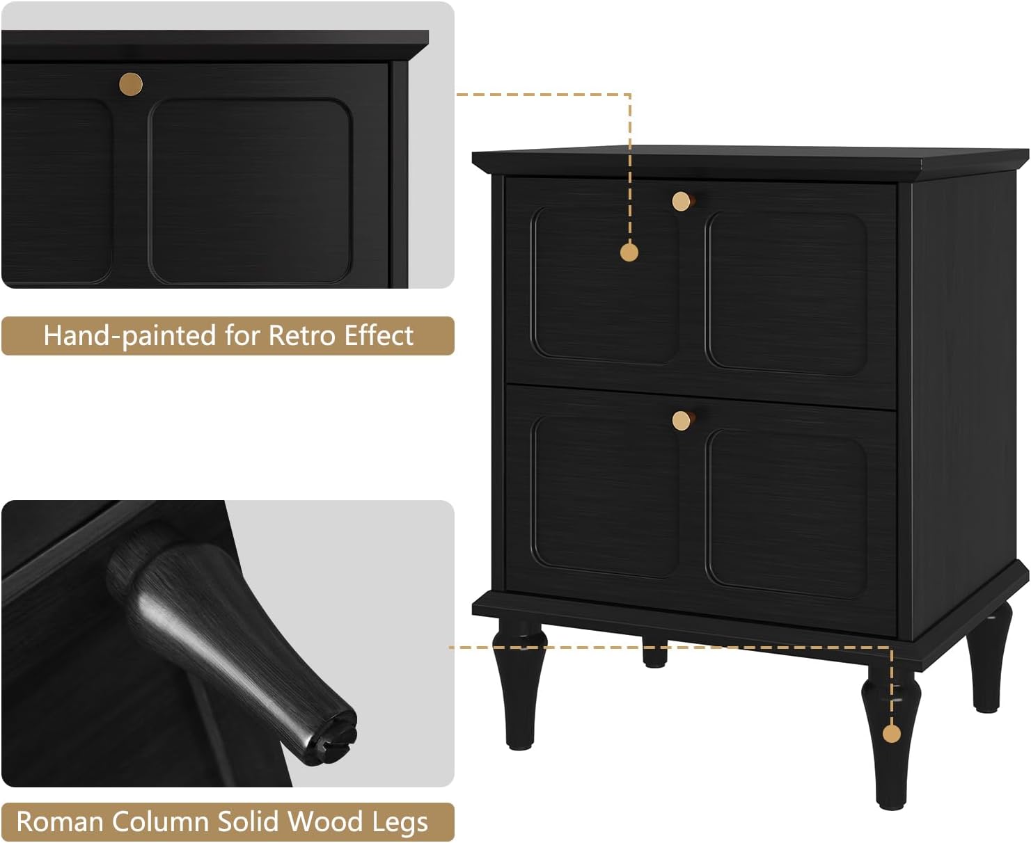 Detalle de ARTPOWER Nightstands, MDF