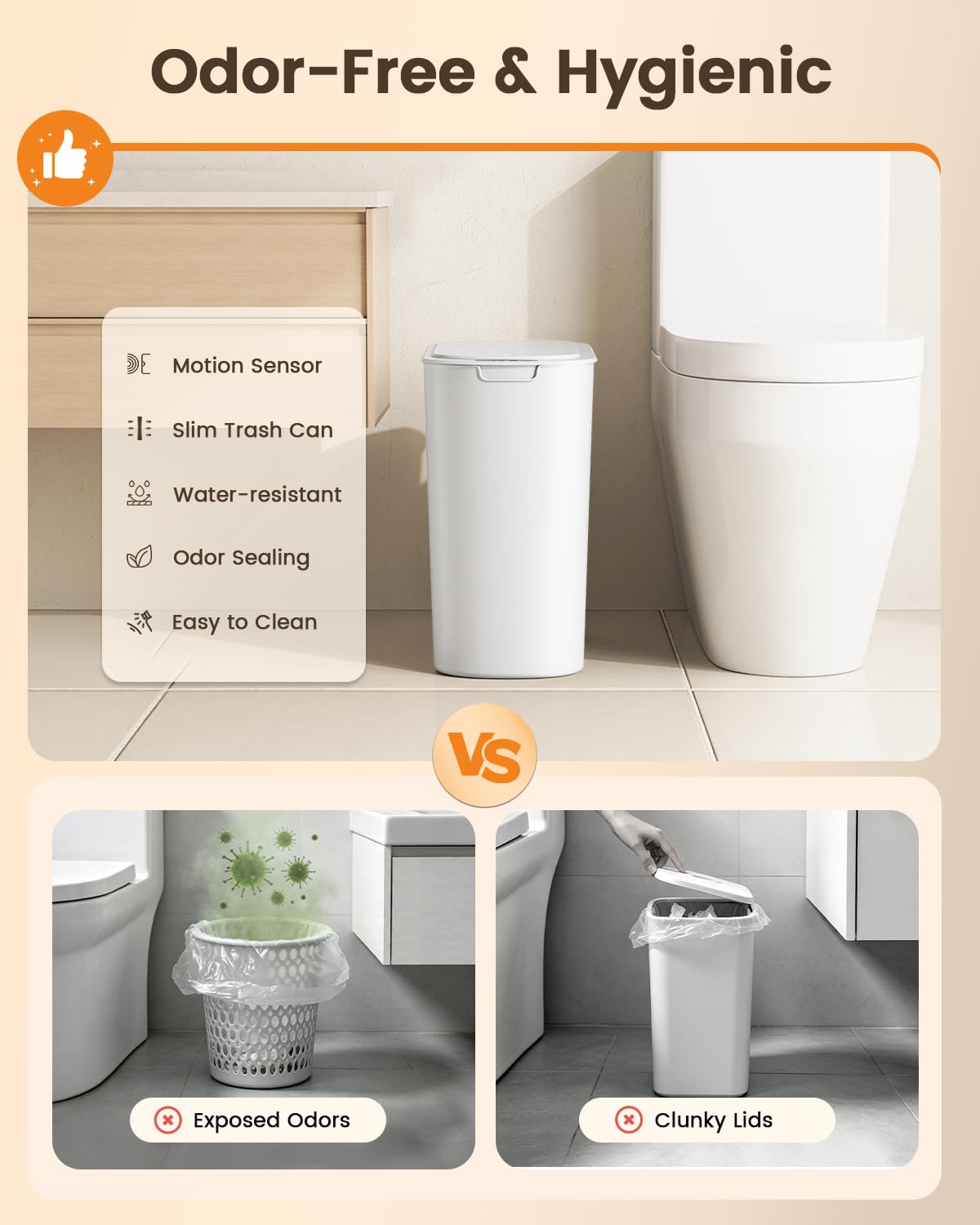 Thumbnail 6 de TIPGO 5 Gallon Motion Sensor Trash Can ๐