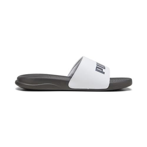 Detalle de PUMA Popcat 20, Chanclas Unisex adulto – Puma White Dark Coal, talla 42 EU