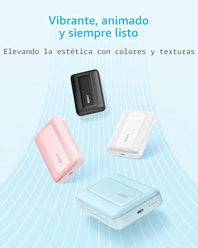 Detalle 2 de Anker Zolo Power Bank MagSafe 10 000 mAh: carga inalámbrica y USB-C 30 W para tu día a día