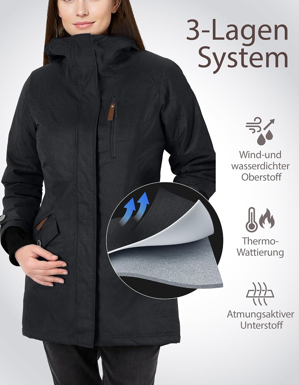 Thumbnail 5 de berydale Winterjacke Parka Damen