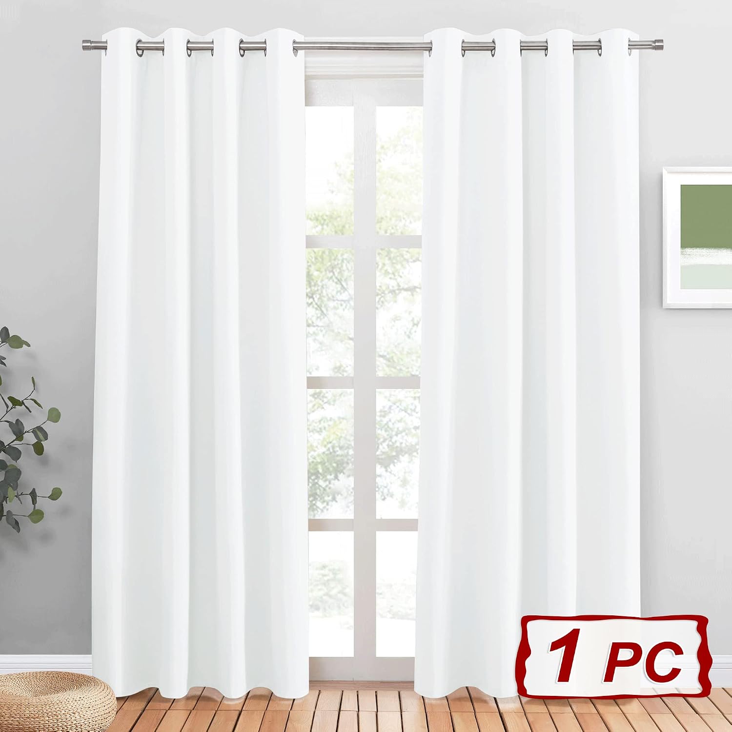 Detalle 2 de PONY DANCE 84-inch blackout door curtain 84"