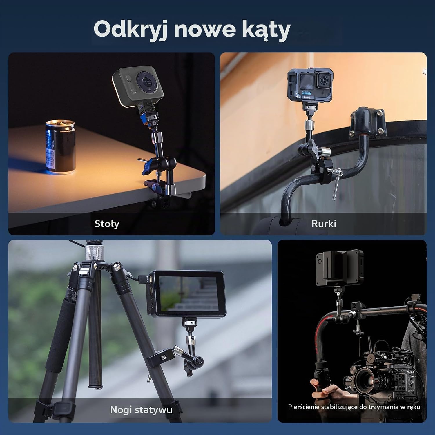 Thumbnail 6 de SMALLRIG 5310 – ramię przegubowe 7 cali z zaciskiem typu krab