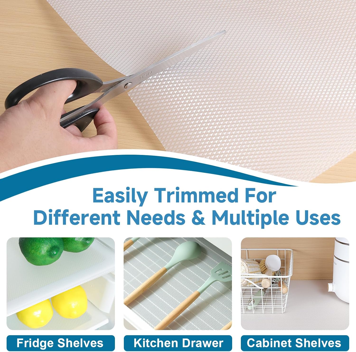Thumbnail 4 de Hersvin non slip shelf mats 50cmx600cm