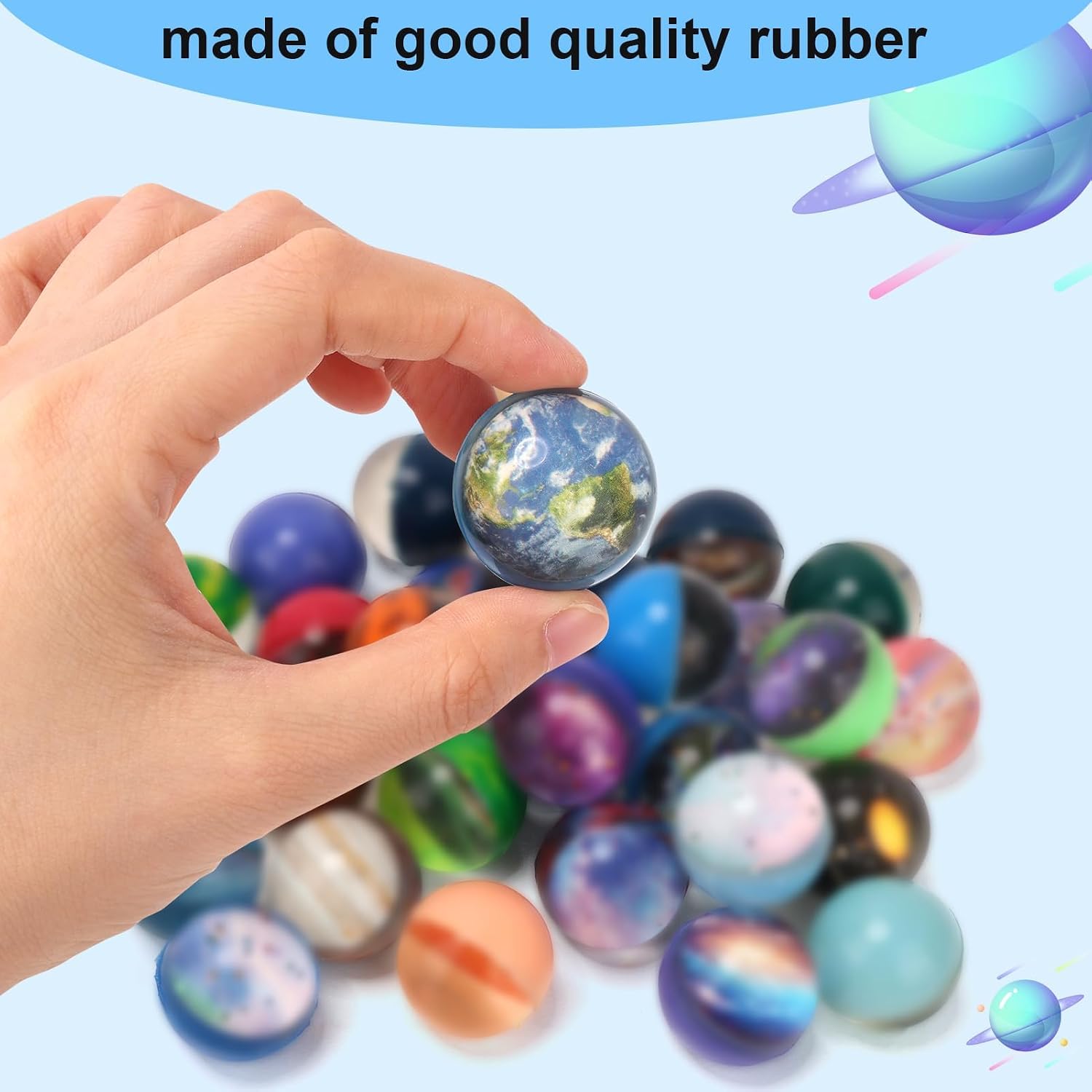 Thumbnail 4 de CoralBloom 36PCS 30mm Bouncy Balls