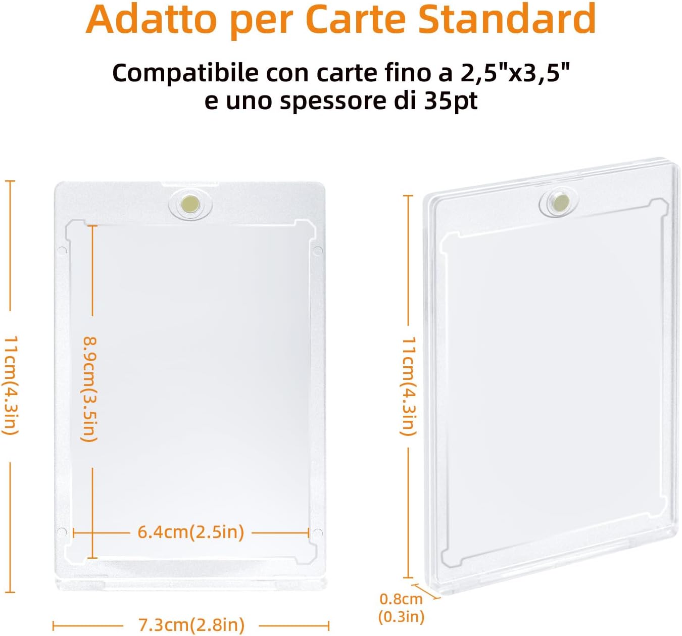 Thumbnail 2 de Tolesum 10PCS porta carte magnetiche 35PT